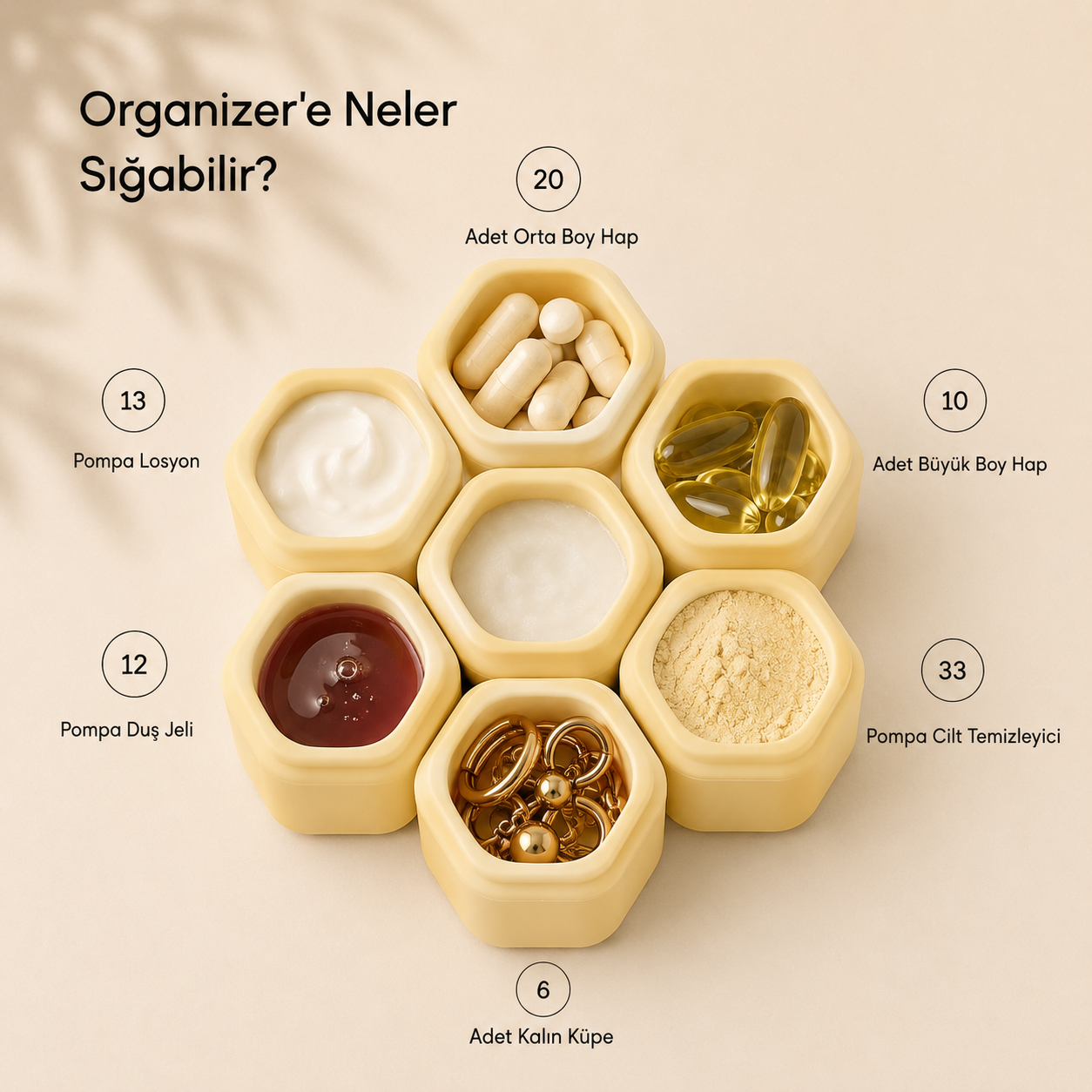 𝗩𝗶𝘃𝗮𝗟𝘂𝗰𝗲™ Premium Manyetik Organizer