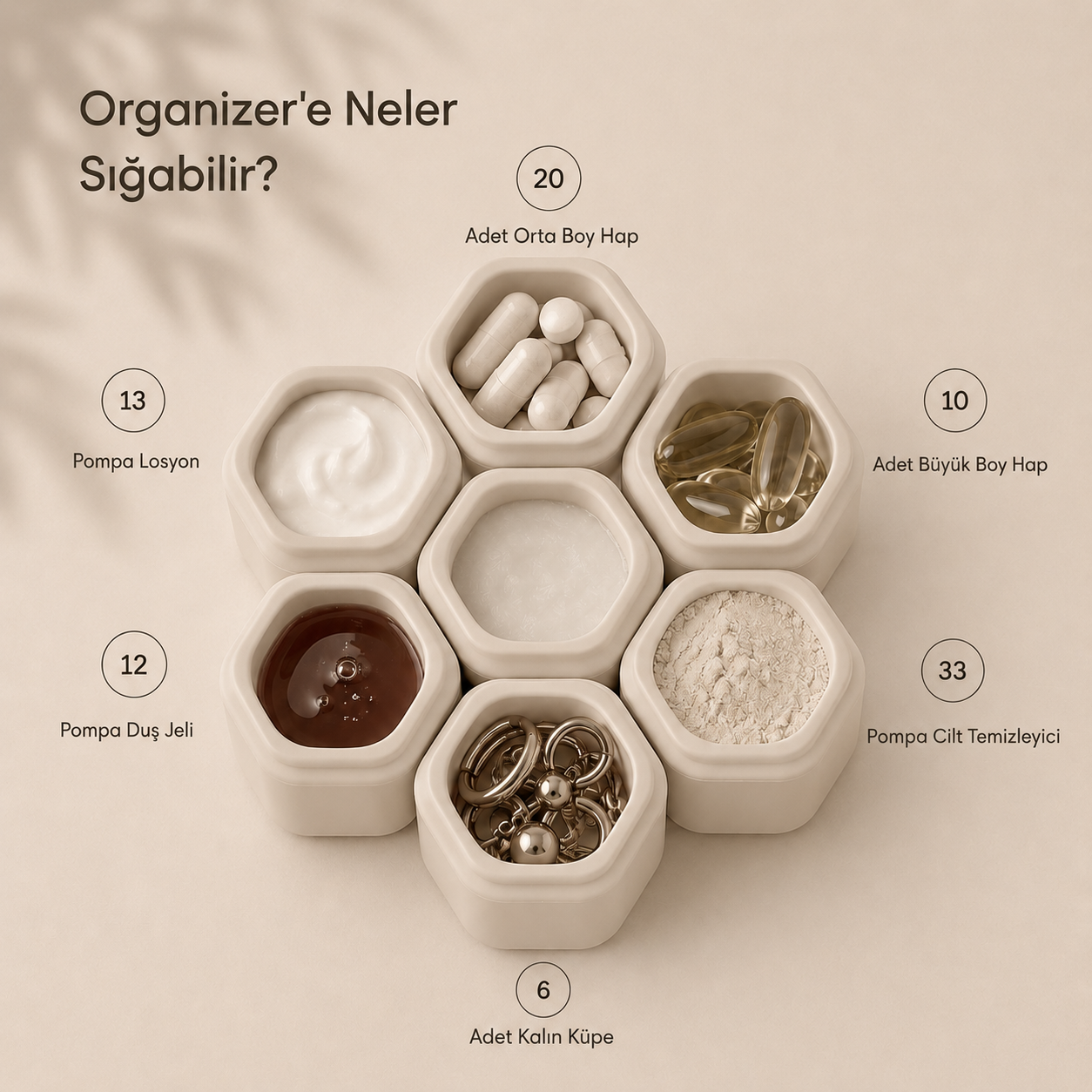 𝗩𝗶𝘃𝗮𝗟𝘂𝗰𝗲™ Premium Manyetik Organizer